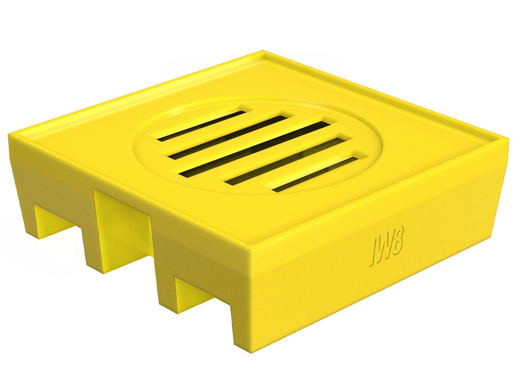 Pallet de Contenção 1 Tambor Grade Fixa 100L