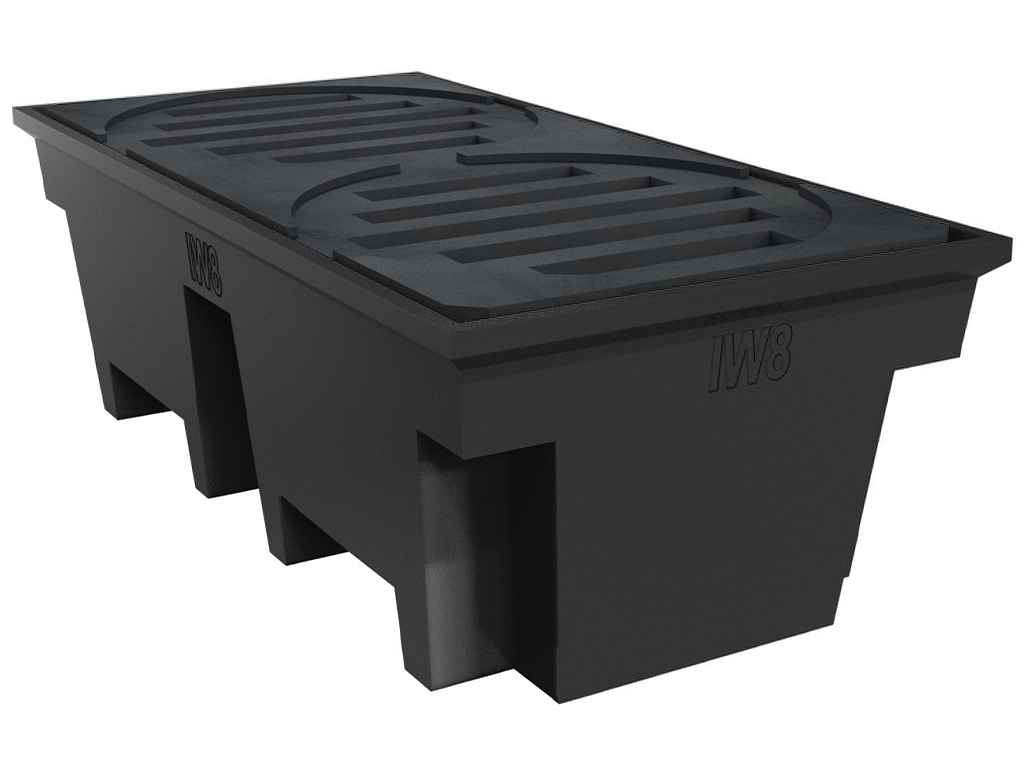 Pallet de Contenção para 2 Tambores de 200 Litros