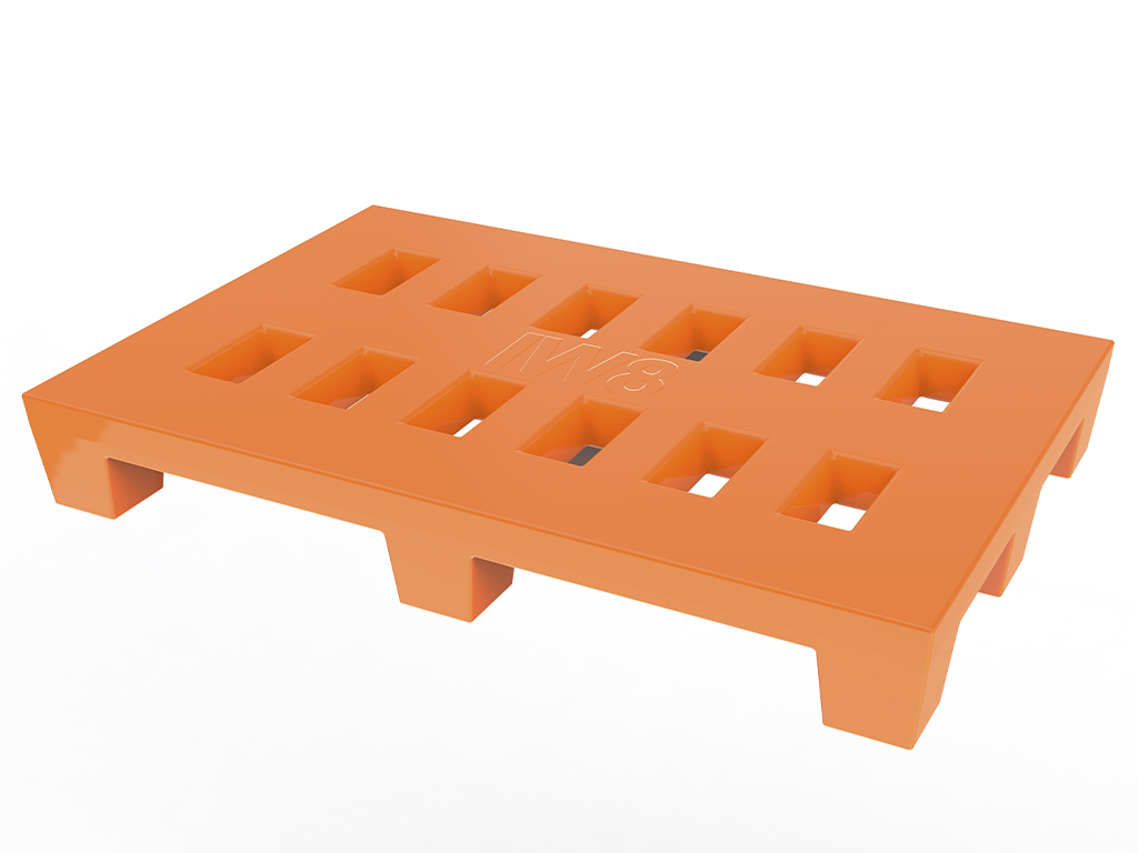 pallet de plástico reforçado